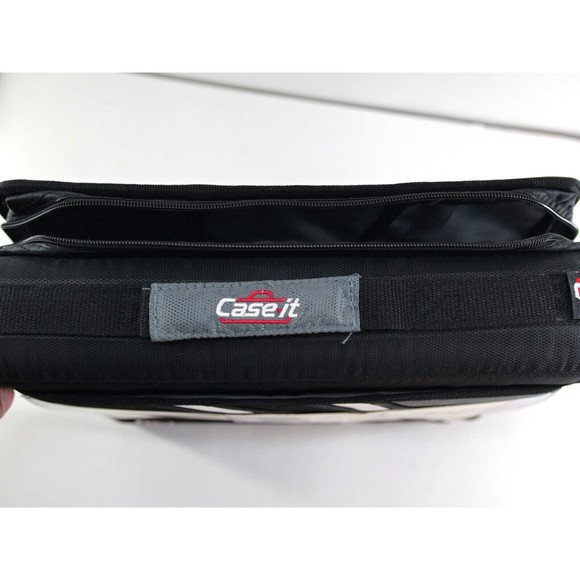 Case-It Black  ZBinder 2 in 1 Organizer 2 Sided‎ Storage 2 Inside Pockets NEW - Picture 2 of 5